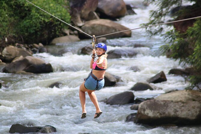 Phuket Rafting ATVing Flying Fox Full Day Activities By VIP Mini Van - Five kilometers of white-water rafting