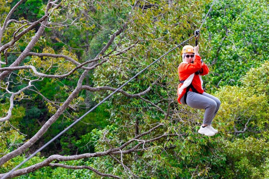 Phuket: Rainforest Eco Zipline Expedition - Views of Phuket from the treetops