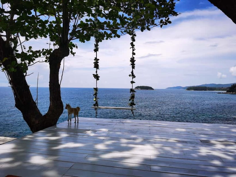 Phuket: Rock Beach Swing Entry Ticket - The sky ladder and the higher coastal view