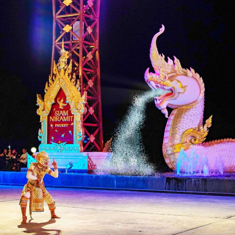 Phuket: Siam Niramit Ticket with Round Transfer and Dinner - Arrive early for more than the main show
