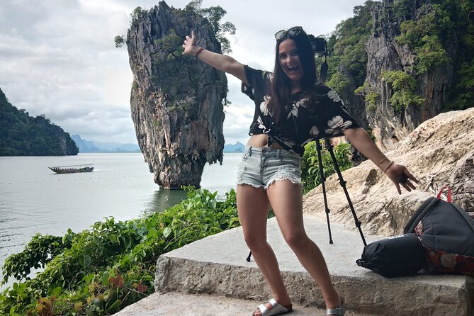 Phuket Sunset Big Boat Trip To Phang Nga Bay & James Bond Island - James Bond Island after the crowds