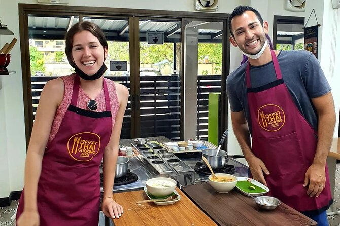 Phuket Thai Cooking Class with Market Tour Option - Chop, cook, and eat at your own station
