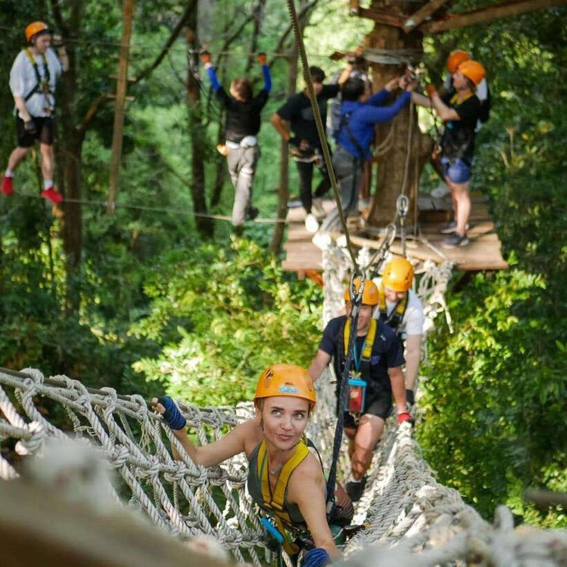 Phuket Ultimate Combo: Jungle ATV & Zipline Adventure - ATV trails with mud, bends, and rough ground