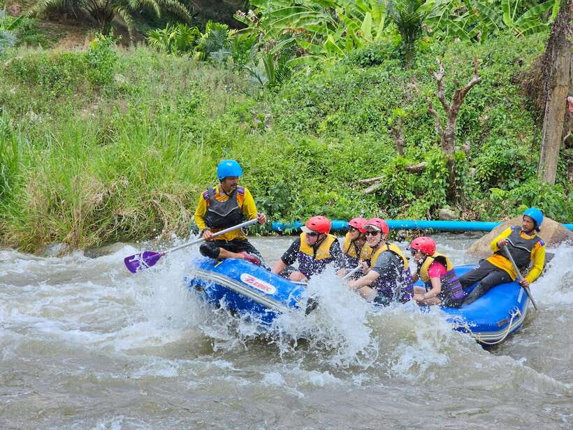 Phuket: White Water Rafting, ATV, and Zipline Adventure - Suwan Khuha Temple and the Monkey Cave