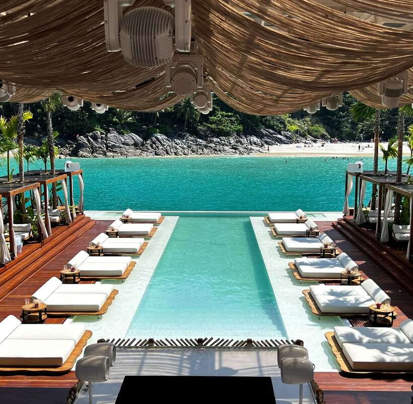 Phuket: YONA Floating Beach Club Day Experience - The floating venue, pool, and views