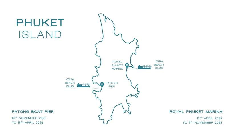 Phuket: YONA Floating Beach Club Day Experience - Seating, sun, and crowd comfort