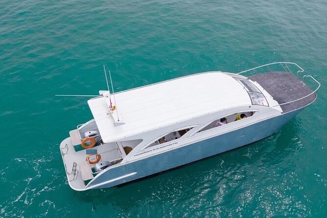 Premium Phi Phi, bamboo island tour Speed Catamaran - Maya Bay is for views, not swimming