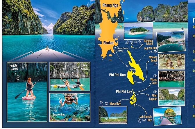 Premium Phi Phi, bamboo island tour Speed Catamaran - Pi Leh Lagoon is the major water stop