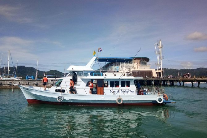Private Boat Fishing TROLLING & SPINNING From Phuket - Racha Yai snorkeling and swimming