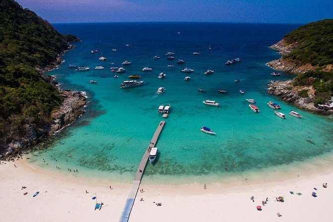 Racha and Coral Island One Day Trip + Sunset by Luxury Catamaran From Phuket - Coral Island gives you the easiest beach time