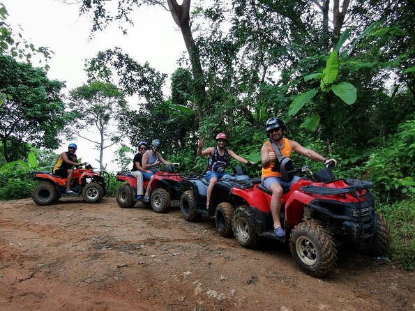Rafting 5.5 km., Zipline, ATV 30 Min., Suvankhuha Temple. - The 30-minute ATV ride