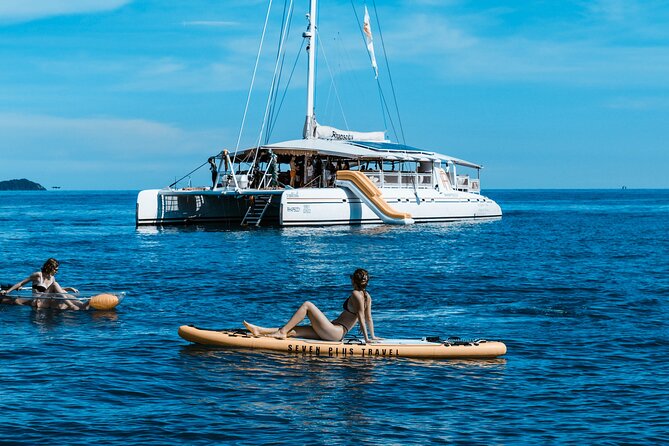 Rhapsody Phuket Coral & Racha Sunset Catamaran Cruise - Sunset near Promthep Cape