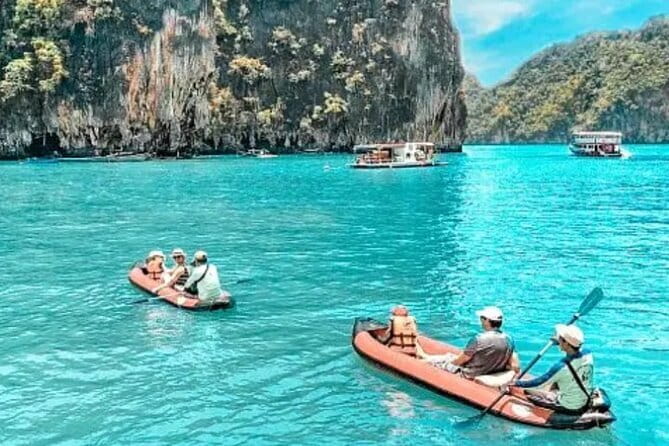 Small Group Bioluminescent Canoe&Twilight Adventure Phang Nga Bay - James Bond Island and the bay at sunset