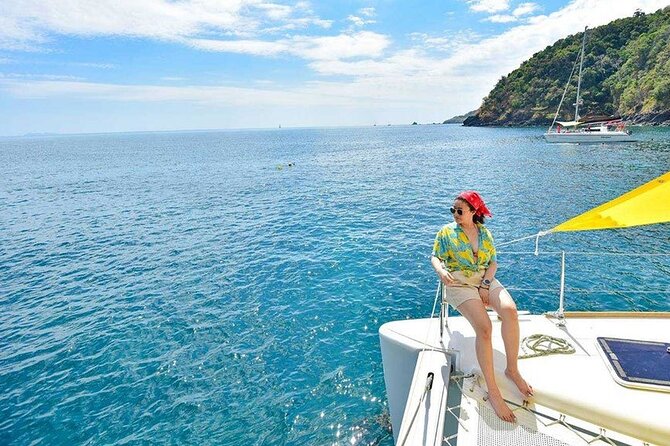 Sunset Cruise to Koh Hey in Phuket by Sailing Catamaran - Dinner and the sunset near Promthep Cape