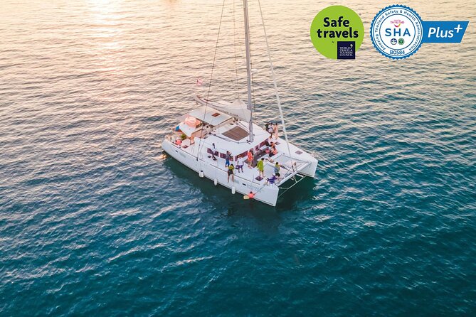 Sunset Cruise to Koh Hey in Phuket by Sailing Catamaran - One hour across the Andaman Sea