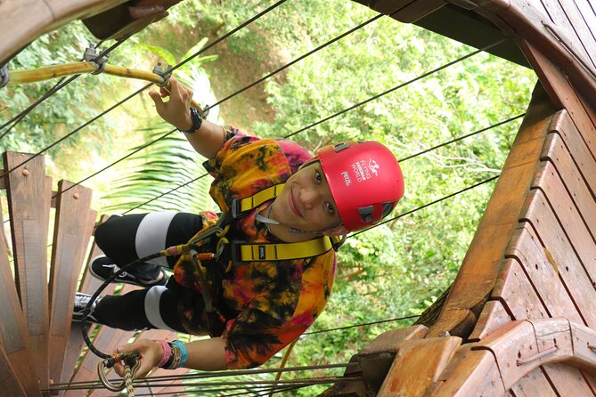 World A+ (Zipline 32 Platforms + Roller + Sky Walk with World Set Menu ) - The Rainforest Sky Walk and the meal
