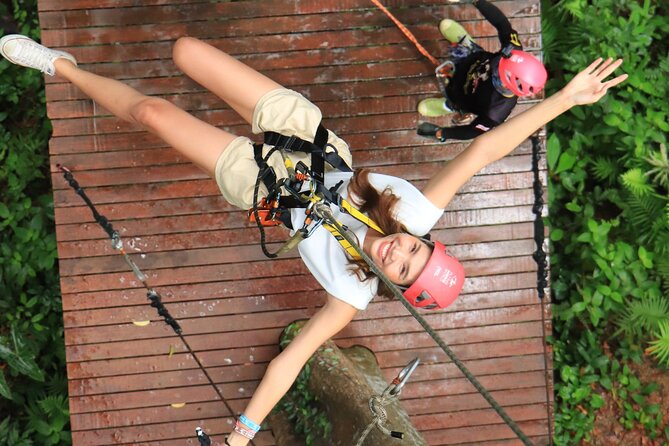 World C+ (Ziplines 10 Platforms + Roller + Sky Walk and World Set Menu ) - The 800-meter roller zip line is the reason to go